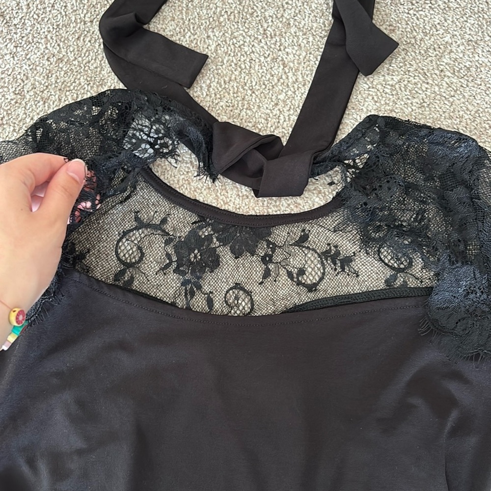 Polyester Lace Top - Picture 3 of 7